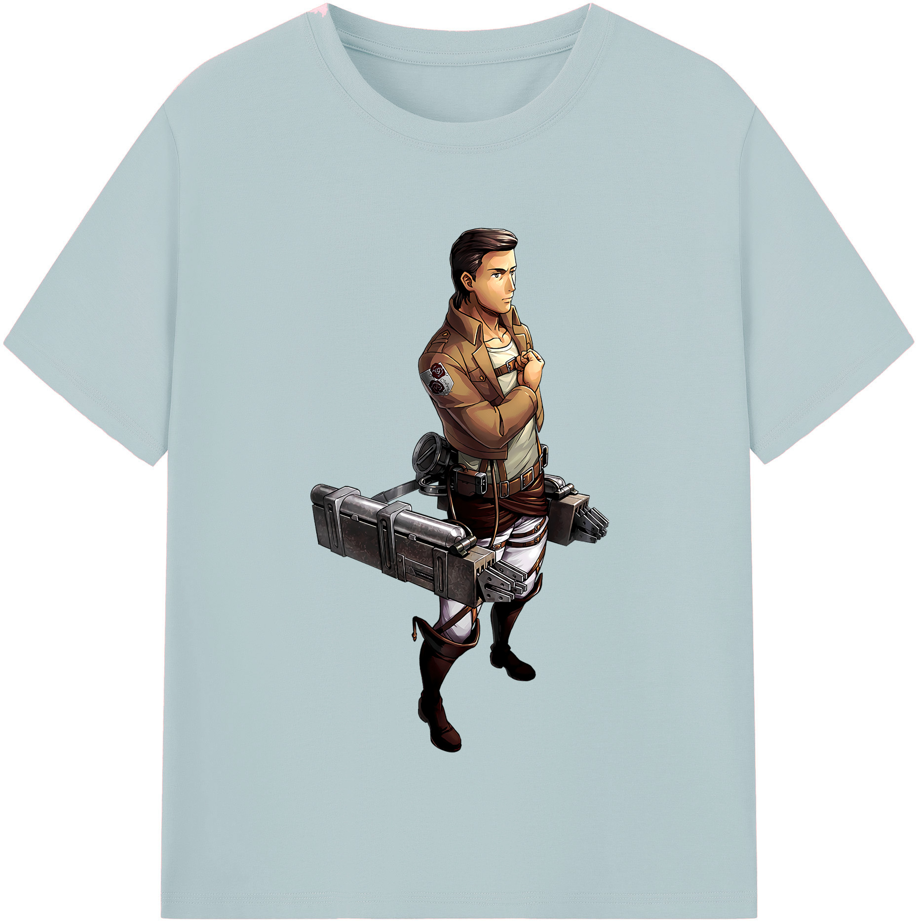 （画像用） 進撃の巨人 Attack on Titan 綿100％半袖Tシャツ（フロントプリント）